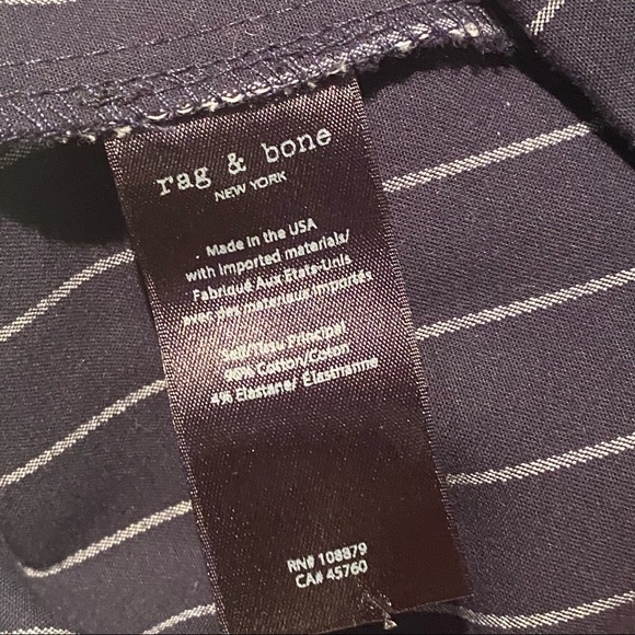 Rag & Bones Simone Slim Ankle Pants - Picture 7 of 7